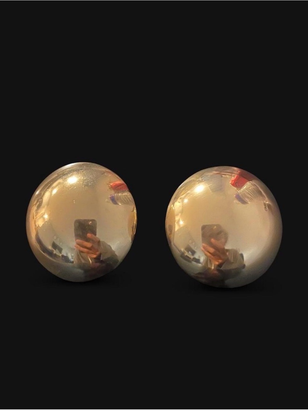 Target Silver-Tone Round Ball Stud Earrings